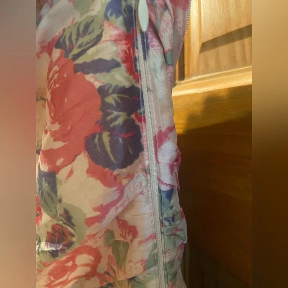 NWT! LoveShackFancy Pink Floral Dress - Picture 5 of 7